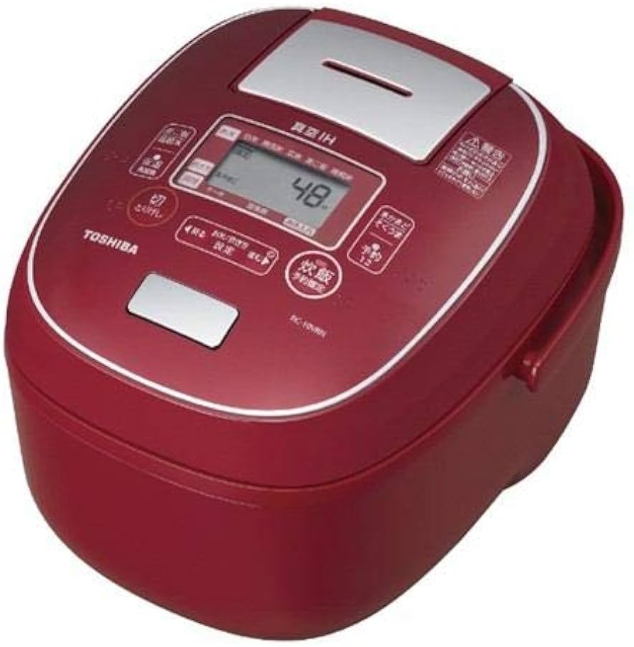 TOSHIBA 圧力IH炊飯器 RC-10E8VS ワインレッド.動作確認済 Amazon