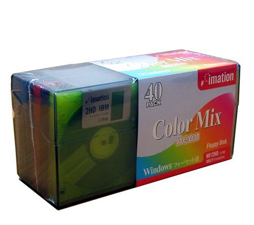 Amazon.co.jp: イメーション 3.5インチ 2HD フロッピーディスク カラー