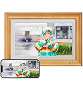 Amazon | KODAK 木製デジタルフォトフレーム 14.1インチ Wifi 32GB