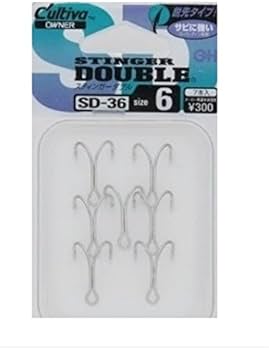 Amazon | OWNER(オーナー) ダブルフック SD-36 スティンガーダブル 1号