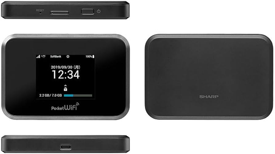 Amazon.co.jp: 【整備済み品】SHARP Pocket WiFi 809SH Softbank版