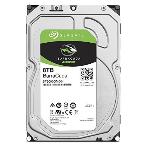 Seagate BarraCuda 8TB ST8000DM004をレビュー！2年保証の内蔵HDD
