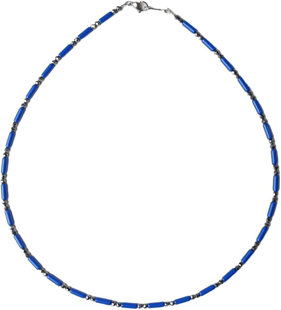 Amazon | [taitai]パワーネックレス[ブルーセラミック] (S（45cm