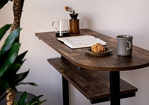 Amazon｜ヴィンテージ風カウンターテーブル 幅120cm バーテーブル 男前