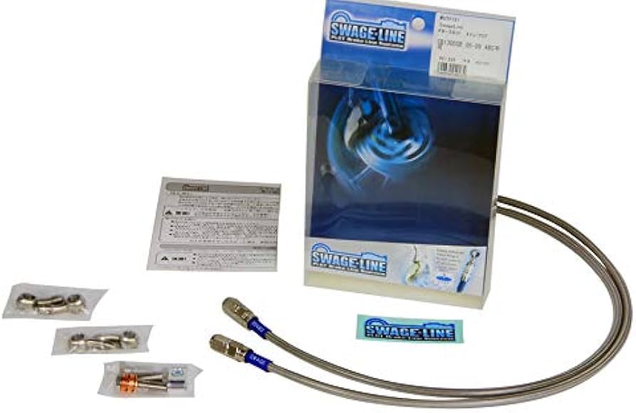 Amazon | SWAGE LINE(スウェッジライン) フロントブレーキホースKIT