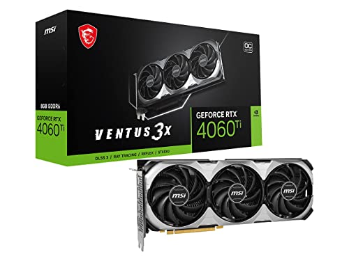 Amazon | MSI GeForce RTX 4060 Ti VENTUS 3X 8G OC (8GB GDDR6/PCI