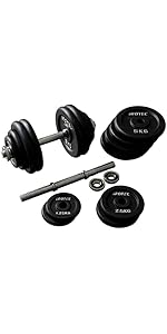 Amazon | 【IROTEC(アイロテック)】アイアン ダンベル60KGセット（片手