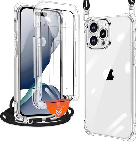 Amazon.co.jp: xiusiteli iPhone 16 Pro Max ケース クリア [1枚ガラス