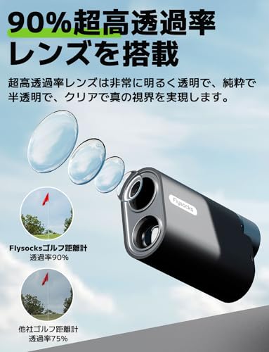 Flysocks - LCD ゴルフレーザー距離計 PF120 の評価 | SHOPSTAFF