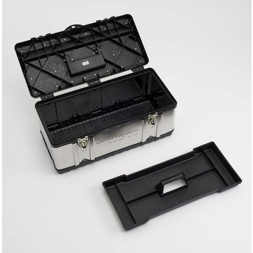 Amazon | トラスコ中山(TRUSCO) ステンレス工具箱 シルバー Lサイズ