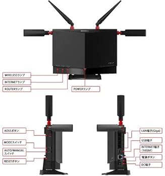 Amazon.co.jp: バッファロー ワイヤレスルーター WXR-5700AX7S/D