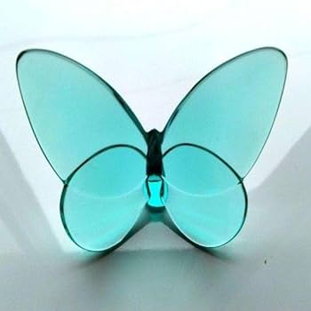 Amazon.co.jp: バカラ ラッキー バタフライ パピヨン 蝶 動物 置物