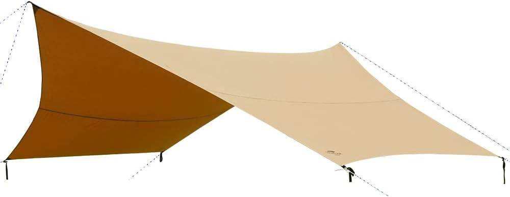 Amazon.co.jp: SoomloomタープAdranus4.2mx5.4m 焚き火可 ポリ