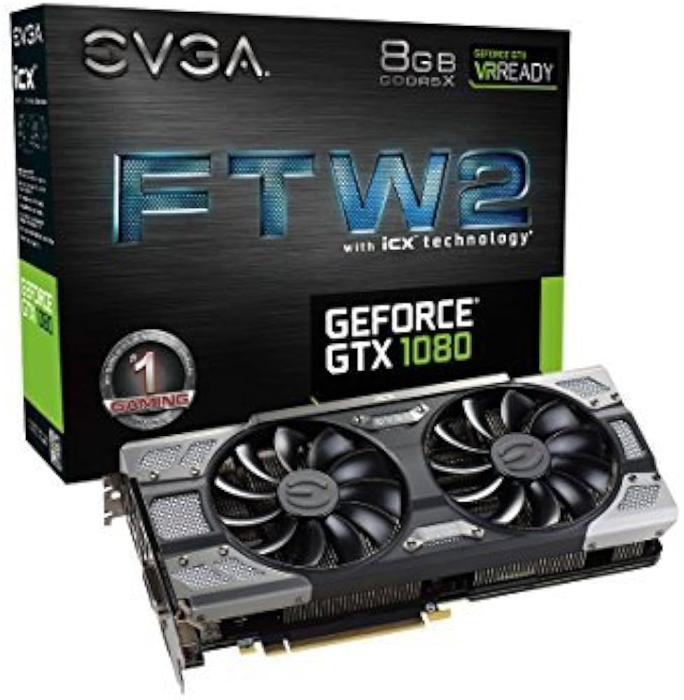 Amazon | EVGA GeForce GTX 1080 FTW2 GAMING, 8GB GDDR5X, iCX