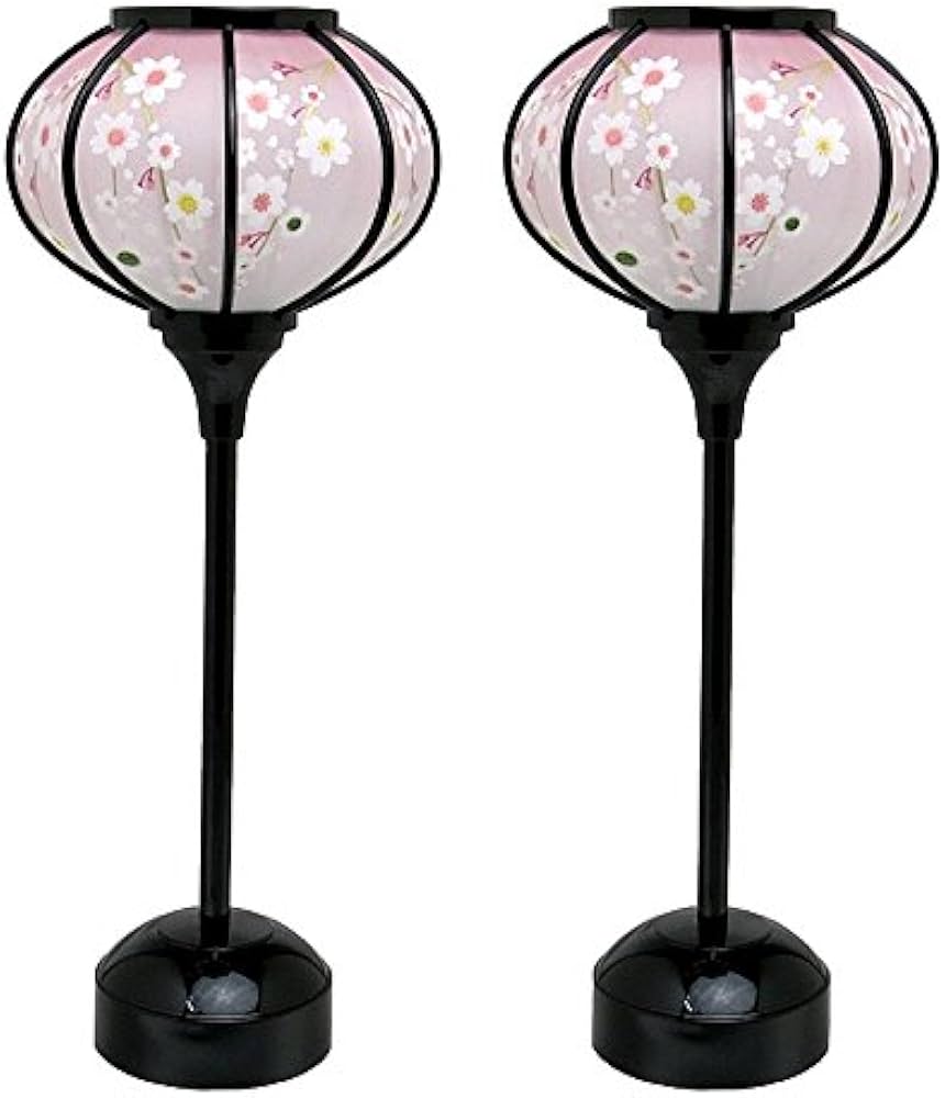 Amazon | 雛人形 コードレス ぼんぼり 「しだれ桜」 雪洞(LED) 29cm