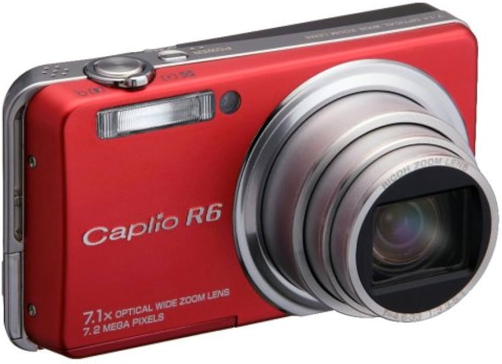 Amazon.co.jp: RICOH Digital Camera Caplio R6 Red : Electronics