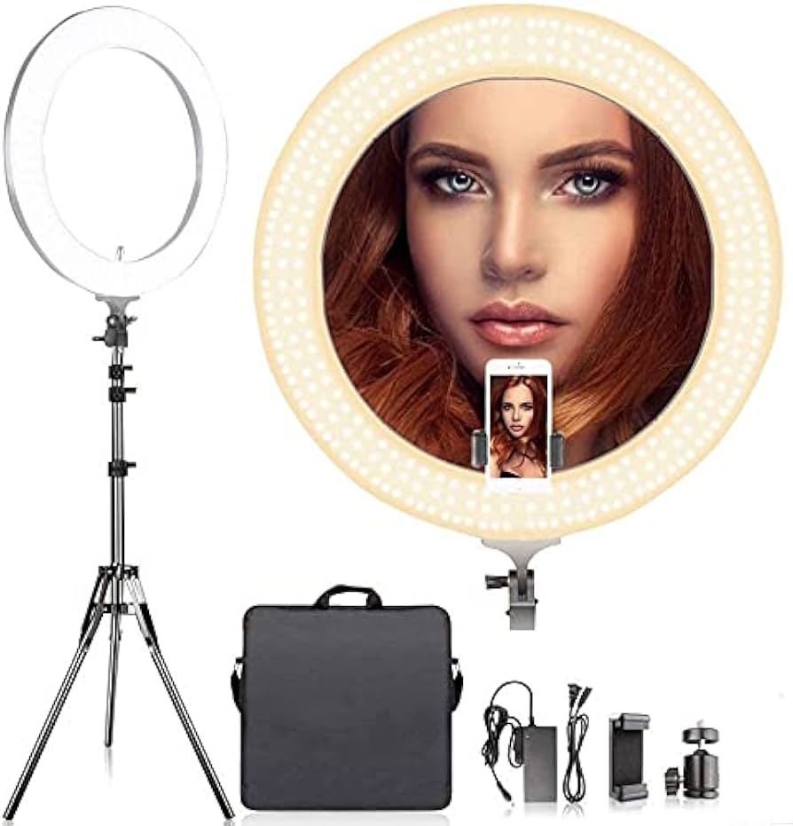 Amazon.co.jp: Arisen リングライト 直径48cm/18インチ LED