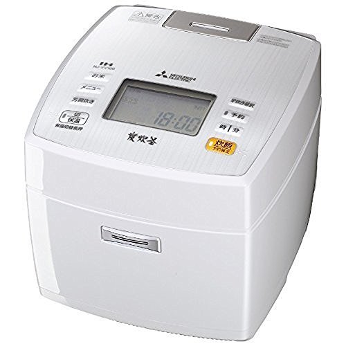 Amazon | 三菱電機 IHジャー炊飯器 備長炭炭炊釜 5.5合炊き ピュア