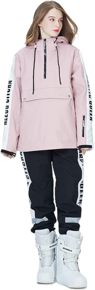 Amazon.co.jp: [HOTIAN] スノーボードウェア 上下セット レディース