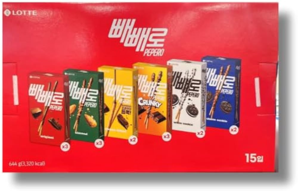 Amazon | 韓国 ポッキーコレクション ギフト セット 6種（15個入