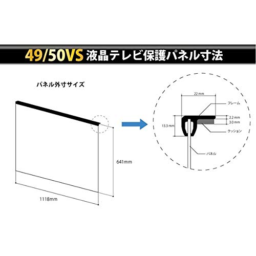 Amazon | NIDEK 液晶テレビ保護パネル49/50VS 反射防止付レクアガード