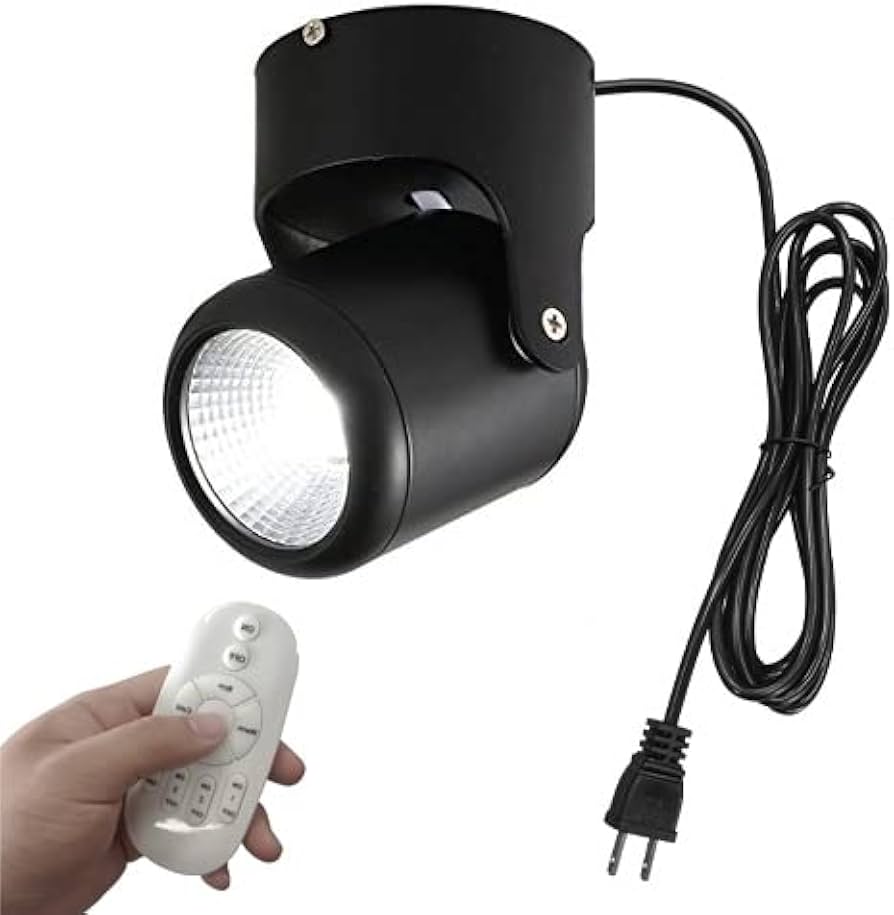 Amazon.co.jp : STGLED スポットライト コンセント式 リモコン付き 7W