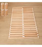 Amazon｜千羽良木 すのこベッド シングル ロール式 折りたたみ スノコ