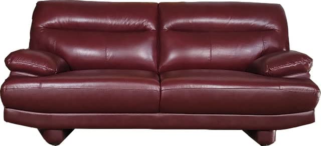 Amazon｜【 開梱設置無料】高級本革ソファ 3人掛けソファ 本革（ワイン