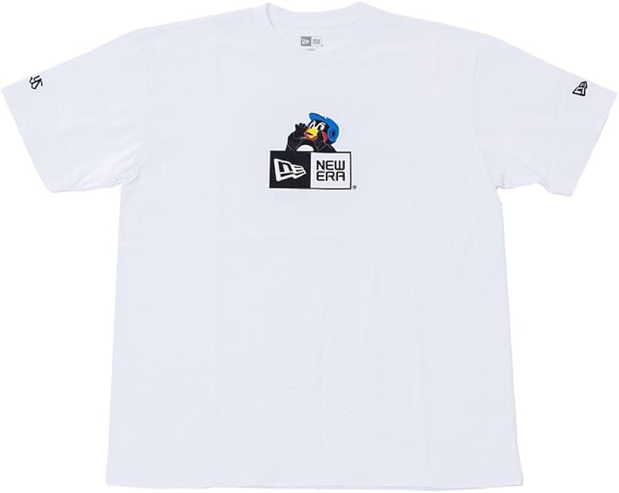 Amazon.co.jp: NEWERAコラボつば九郎Tシャツホワイト）XLサイズ