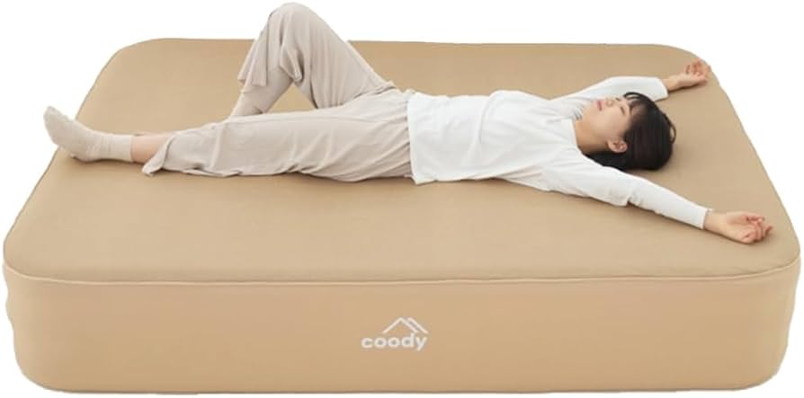 Amazon.co.jp: coody エアベッド AIR BLOCK (ベージュ, キングサイズ