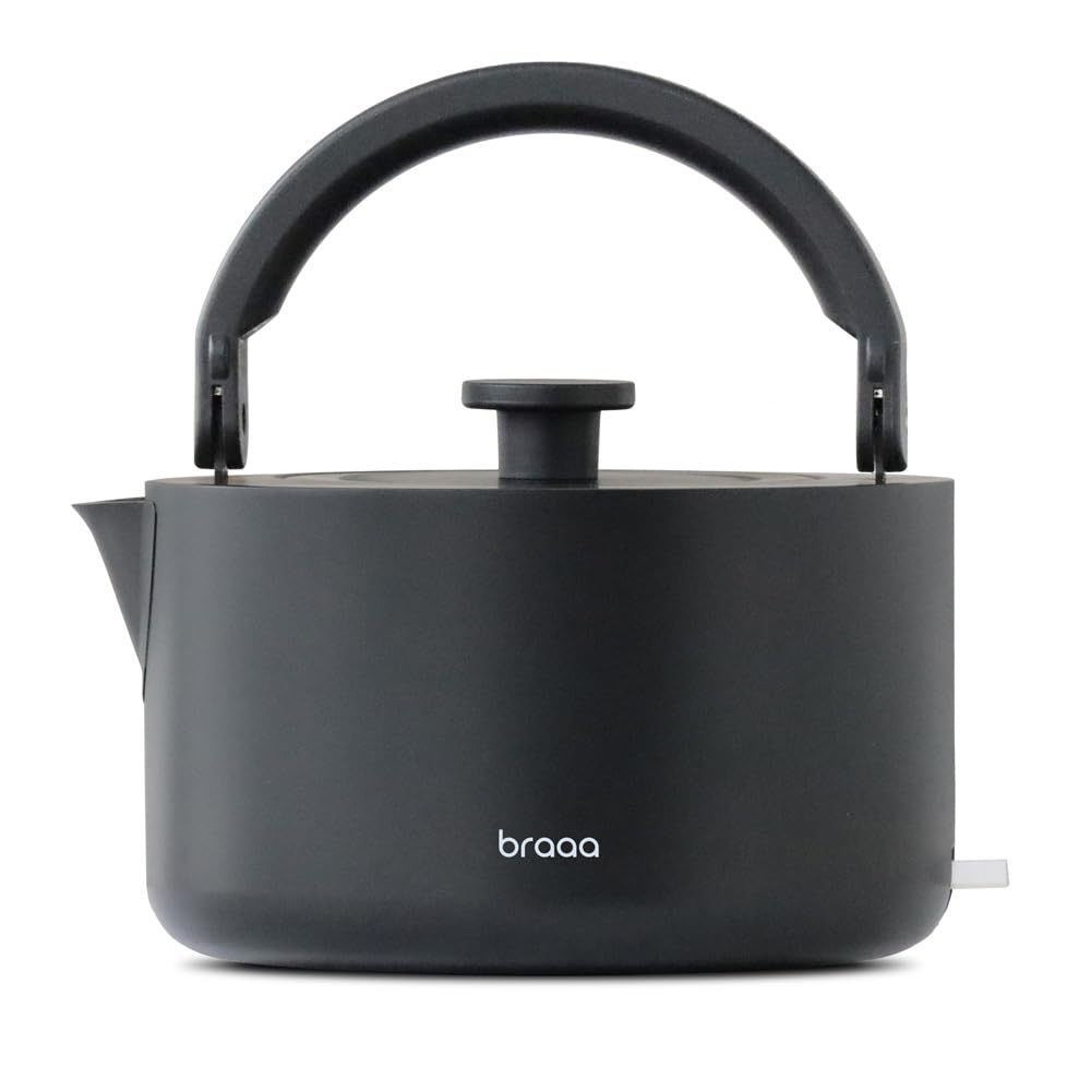 Amazon | braaa ブラー やかんケトル ブラック VBKK001-BK 電気ケトル