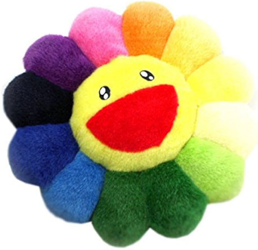 Amazon.co.jp: 村上隆 むらかみ たかし Kaikai Kiki クッション お花