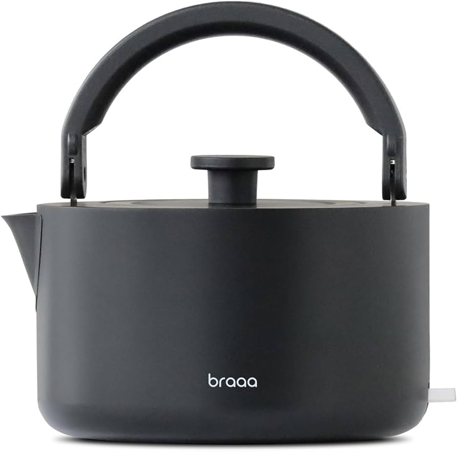 Amazon | braaa ブラー やかんケトル ブラック VBKK001-BK 電気ケトル