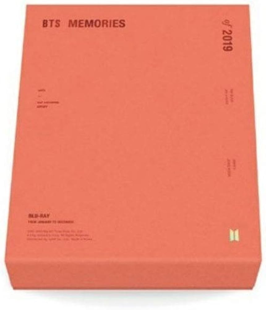 Bangtan Boys BTS Memories of 2019 Bluray (Incl. Weverse Shop Gift