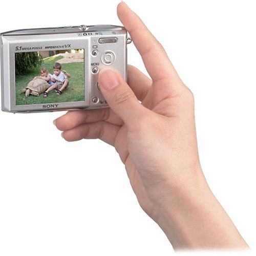 Amazon.com : Sony Cybershot DSCT5 5.1MP Digital Camera with 3x