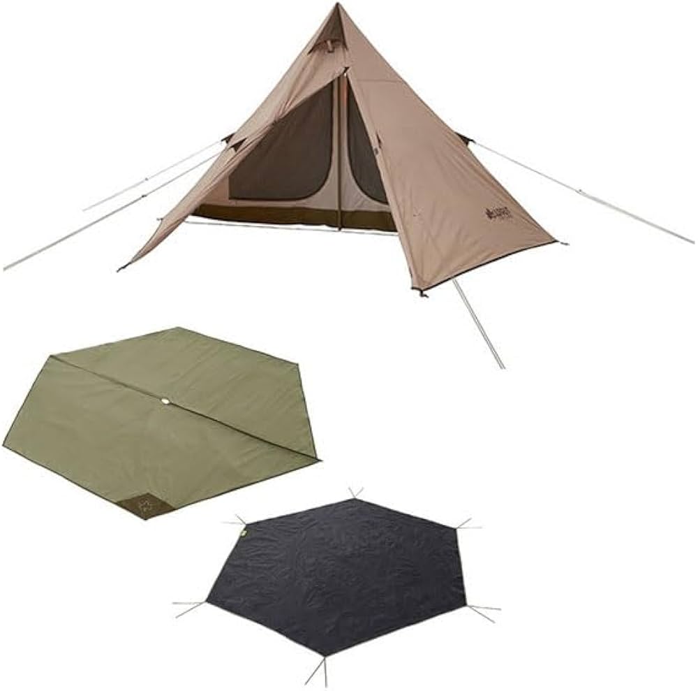 Amazon.co.jp: LOGOS TRADCANVAS TEPEE 2 ROOM 300 NO.71805611 ONE