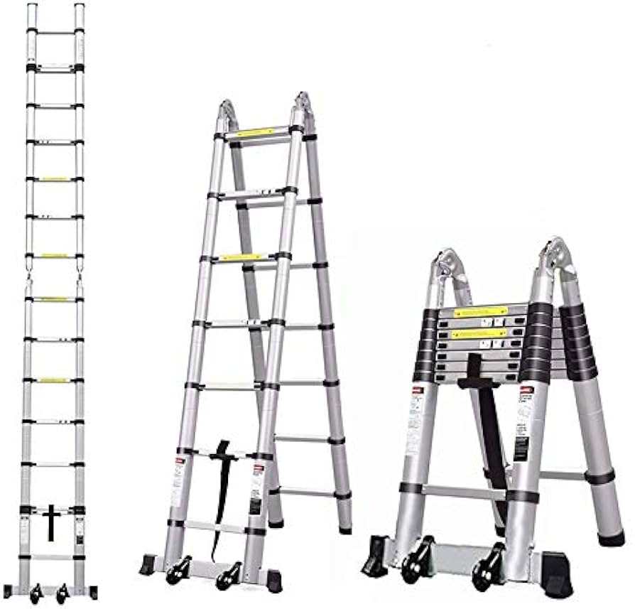 Amazon.co.jp: Easy tool伸縮脚立はしご両用脚立最長3.1m 伸縮はしご