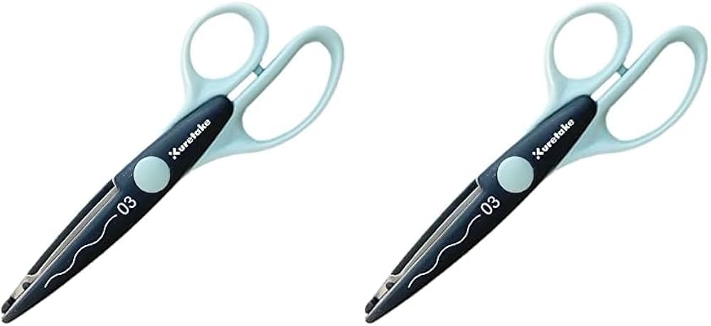 Amazon | 呉竹 はさみ クラフトはさみ 03 リックラック KU230-3 (× 2