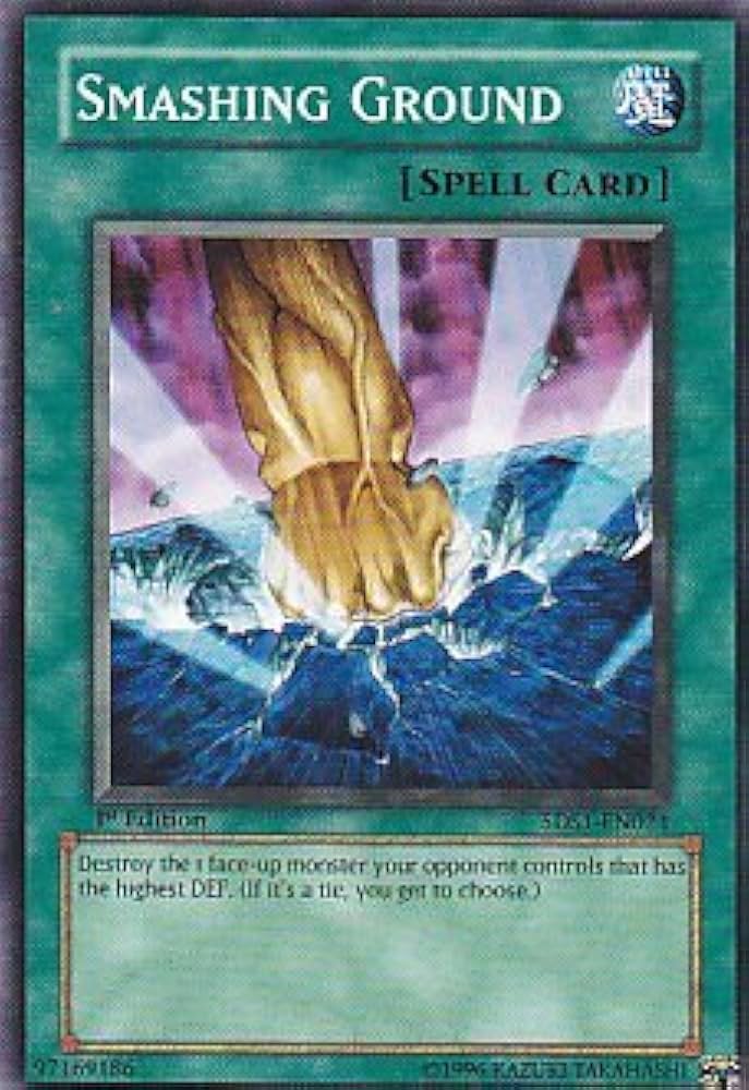Amazon.co.jp: 地砕き/Smashing Ground 英語版遊戯王カード 5DS1-EN024