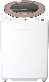 Amazon | シャープ 洗濯機 ES-GV10F-T穴なし槽 インバーター搭載