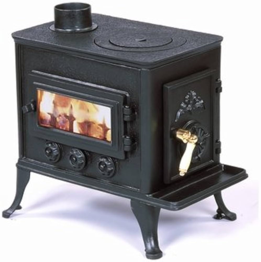 Amazon | グリーンライフ 鋳物薪ストーブ 15～20坪 ST-N286C | 薪暖炉