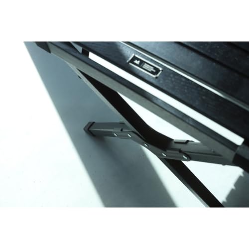 Amazon | [ANOBA] ブラック エディション ウッドロールトップテーブル