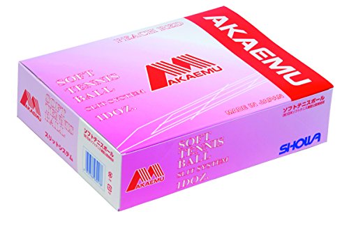 ルーセント アカエム ソフトテニスボール 公認球 1ダース (テニス