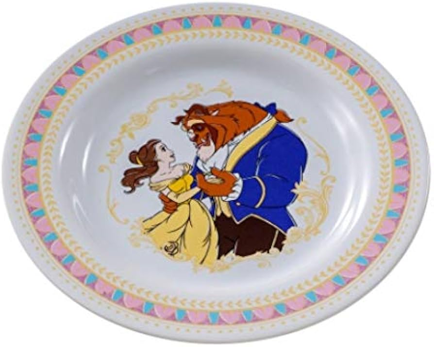 Amazon.co.jp: 美女と野獣 スーベニア プレート お皿 プリンセス ベル