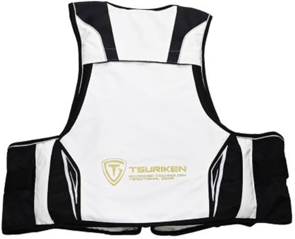 Amazon | 釣研(TSURIKEN) フローティングベスト TV221ホワイト XL