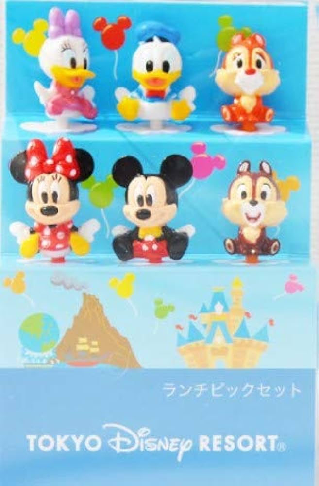 Amazon.co.jp: ディズニー ランチピック ミッキー＆フレンズ ピック6本