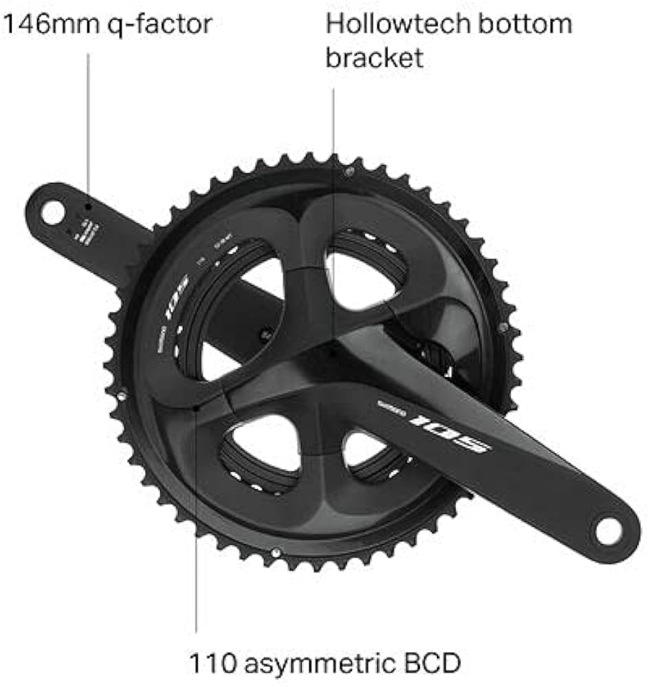 Amazon | SHIMANO 105 FC-R7000 クランクセット 172.5x52/36 | シマノ