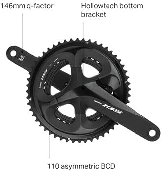 Amazon | SHIMANO 105 FC-R7000 クランクセット 172.5x52/36 | シマノ
