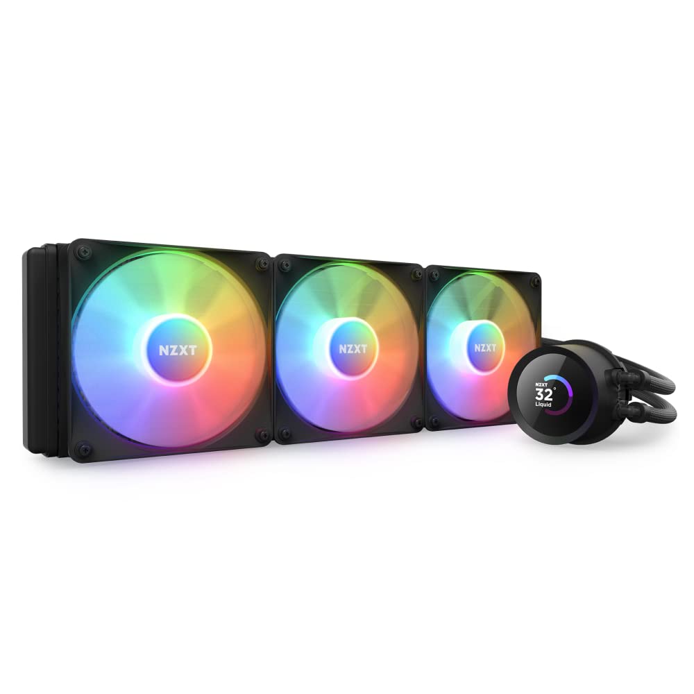 Amazon | NZXT KRAKEN RGB 360 Black 簡易水冷CPUクーラー RL-KR360-B1