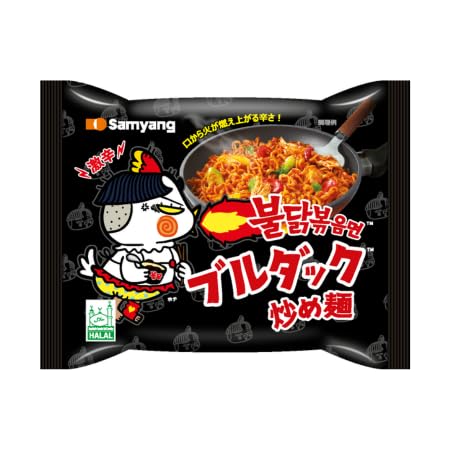 Amazon.co.jp: SAMYANG 三養ブルダック炒め麺 140g、2食 □ 麺 の